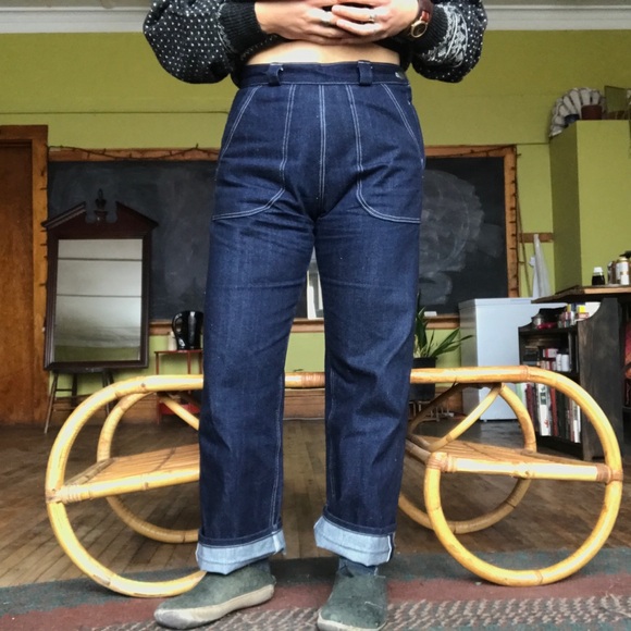 Handmade Denim - Womens indigo Selvedge jeans